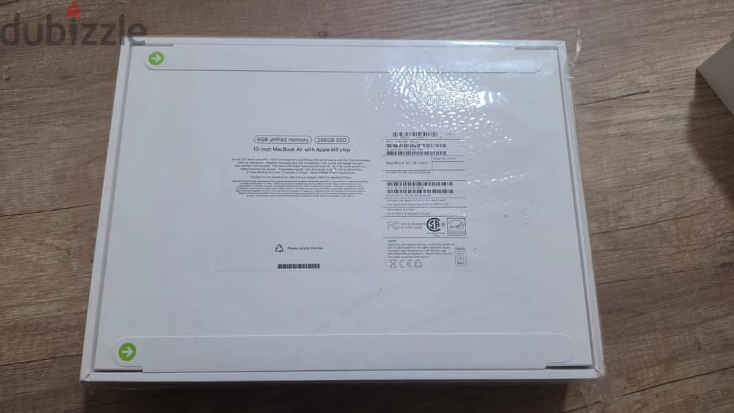 MacBook Air M3 2024 | 8GB - 256GB | جديد متبرشم بضمان سنة 2