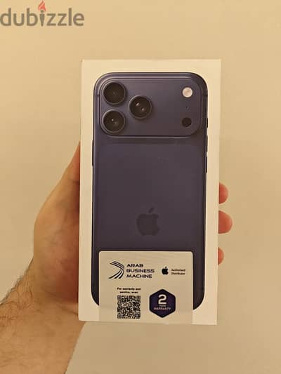 آبل - آيفون 17 برو ماكس ٥١٢ كحلي new جديد iphone 17 pro max 512