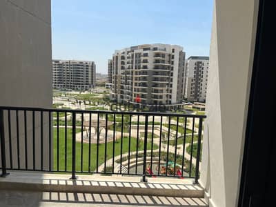 Unfurnished 2BR Apt for Rent in ZED Sheikh Zayed. 6th Floor, direct Park View, 2 Bathrooms. EGP 37,000/mo. Premium location!
