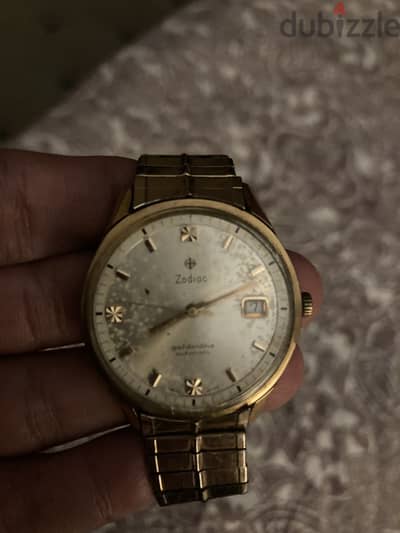 Zodiac Goldenline Swiss made Orignal watch ساعة سويسري زودياك