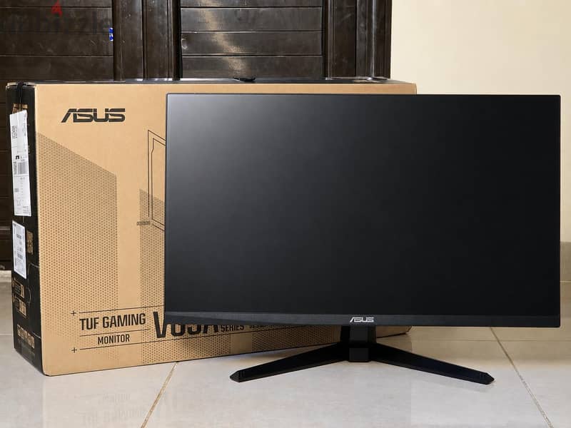 شاشة جيمنج مستعملة ASUS TUF Gaming 180Hz IPS 1ms - استعمال 3 شهور فقط