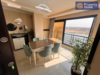 For rent - luxurious apartment on the first row along the Maadi Corniche | direct Nile view