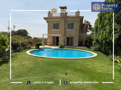 Luxury Villa for Rent in New Cairo | Katameya Heights | Private Swimming Pool & Garden