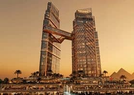35 sqm studio for sale at Triumph Pyramids Hotel, October. Prime investment opportunity with 10% down payment and installments up to 15 years.