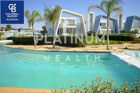Open view of the lagoon Immediate delivery Super-luxury finishes villa for sale 150m  First Residence- Fuka Bay - Ras Al-Hikma