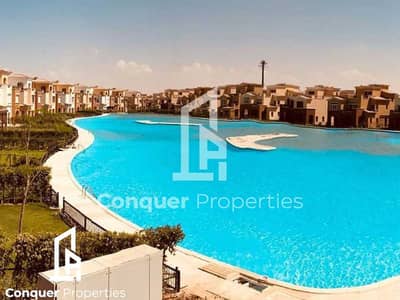 شاليه للبيع فى بلانكا مراسي بفيو حمام سباحه