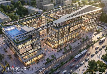 Commercial shop for sale in Sheikh Zayed محل 35 متر ارضي علي شارع المستقبل في الشيخ زايد في اكبر مول تجاري في الداون تاون بمقدم 10%
