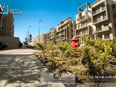 Ground floor apartment with garden for sale cash price ready to move in Fifth Square compound in the heart of Golden Square fully finished