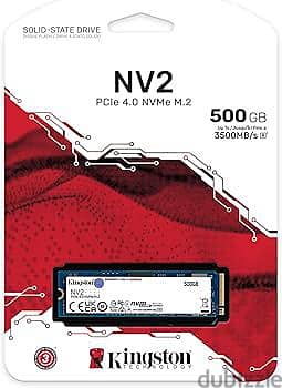 Kingston NV2 500GB M. 2 NVMe SSD | PCIe 4.0 x4