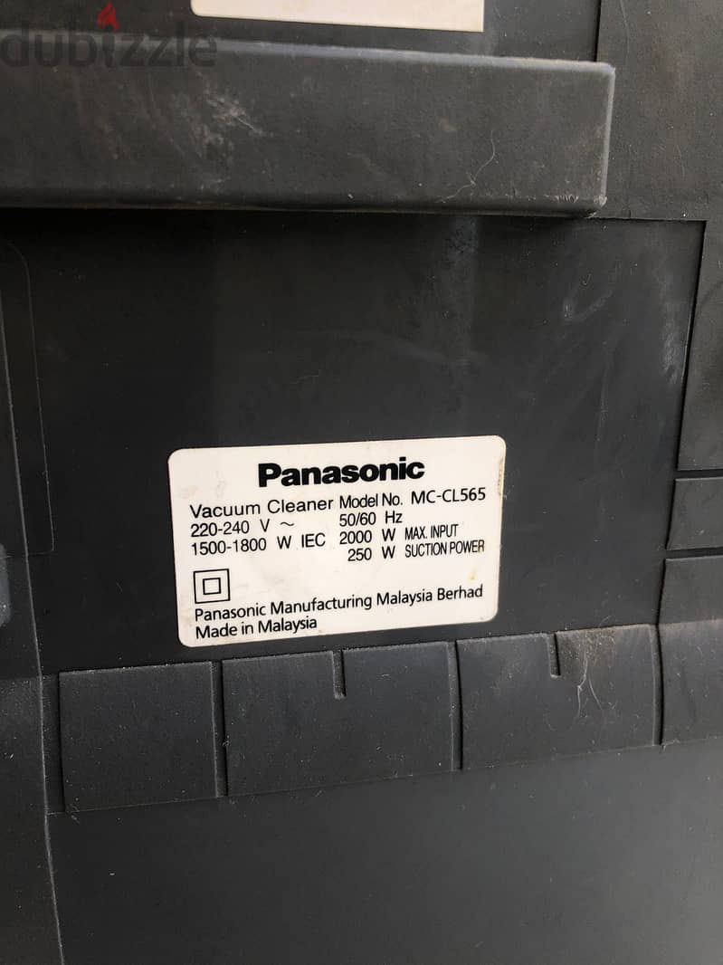 Panasonic MC-CL565 2000W Vacuum Cleaner 8