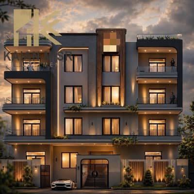 Apartment for a catch 140 m repeated floor in the finest areas of Al Shorouk City and next to all services and main roads