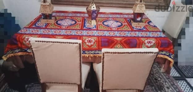 سفره و٦كراسي وبوفيه