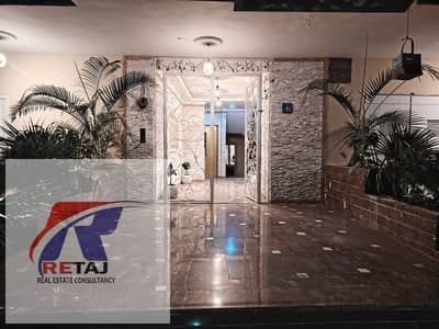 A distinctive apartment in Nasr City, First District, off Ahmed Hosny Street, on El Feda Street. First occupancy, super deluxe finishing.