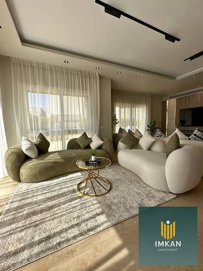 Apartment for sale in Regents Square Compound, 3 bedrooms, ultra-super-lux finished, with a down payment of one million Egyptian pounds and installmen