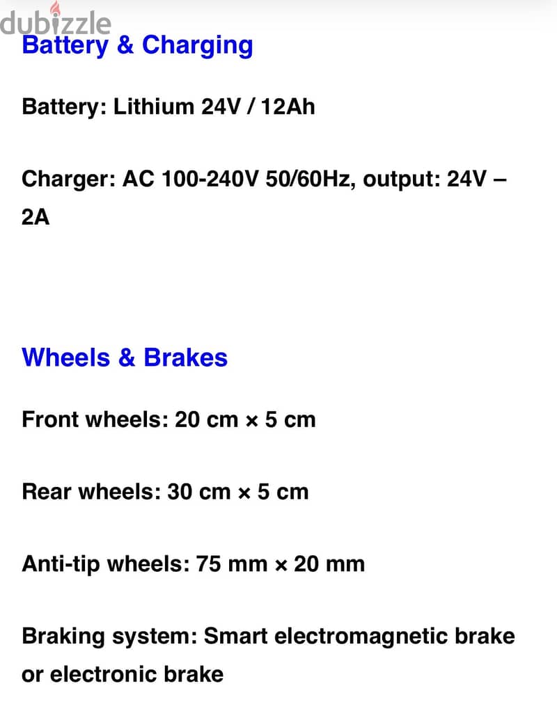 Electric wheelchair light 3