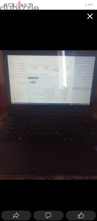 لاب سامسونج حاله ممتازة