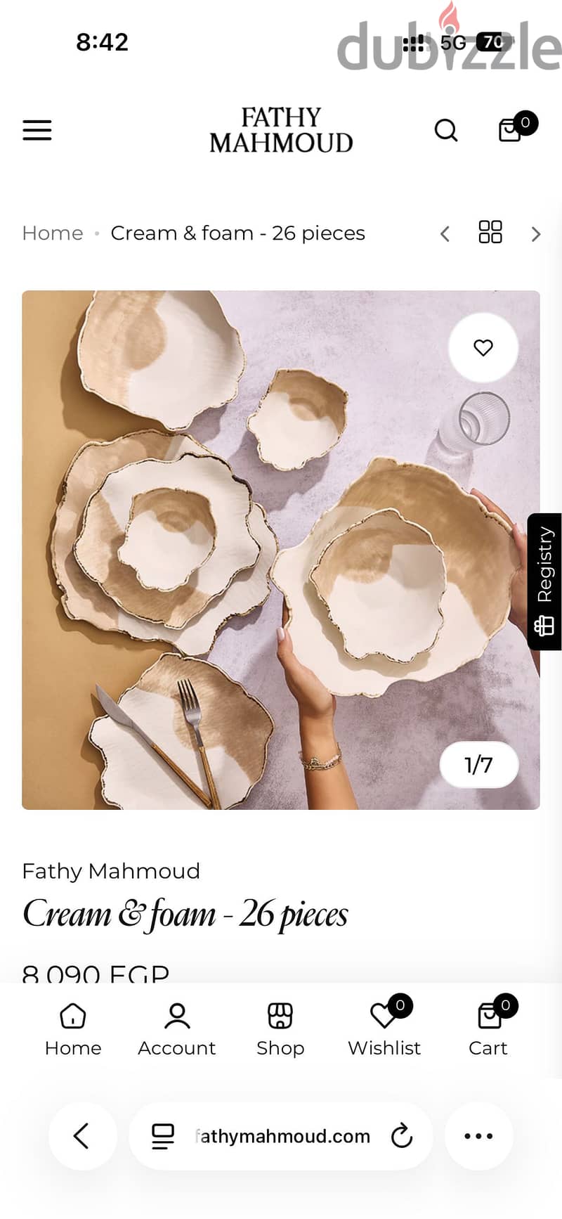 Fathy Mahmoud Dinner Set Brand New 1