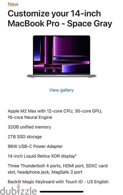 - MacBook Pro 14‑inch M2 Max – 64GB RAM – 2TB – Like New – Customized