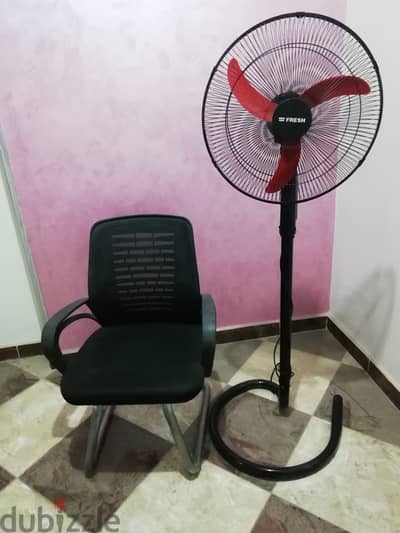 مروحة فريش "18 و كرسي مكتب