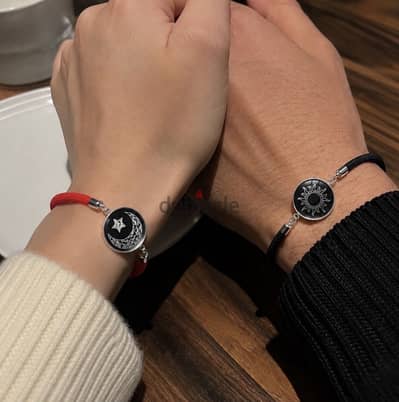 Couples sun and moon bracelets