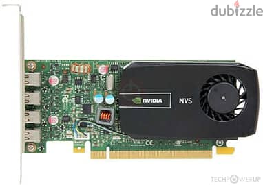 NVIDIA NVS 510 2GB DDR3 | كارت شاشة احترافي 4 مخارج | بحالة ممتازة