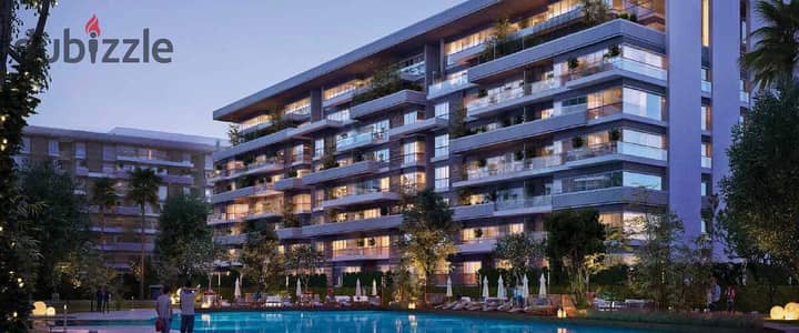 Apartment 133m with a 72m garden in the Administrative Capital scenario with a 10% down payment and 10 years of installment