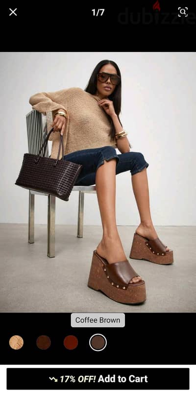 chunky  brown sandal
