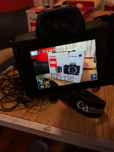 كاميرا كانون Canon mirrorless camera m50
