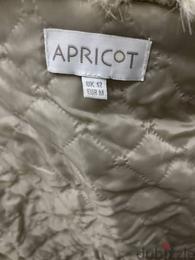 Apricot brand quilted faux-fur jacket