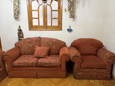 طقم كنب ٣ قطع