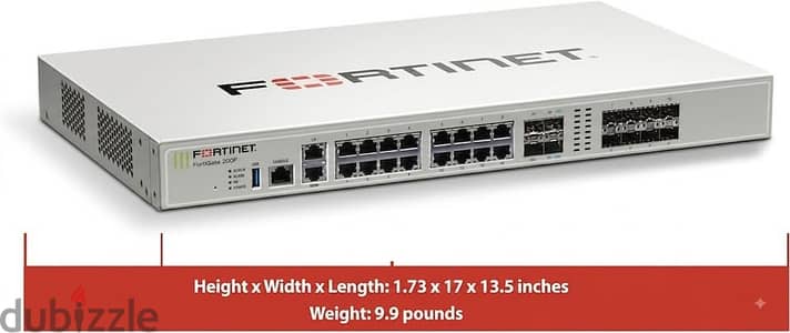 حزمة شبكات وأمن معلومات احترافية: Fortinet + Tenda PoE Switch