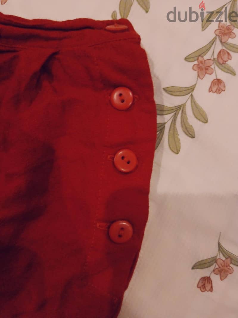 wide leg red pants 1