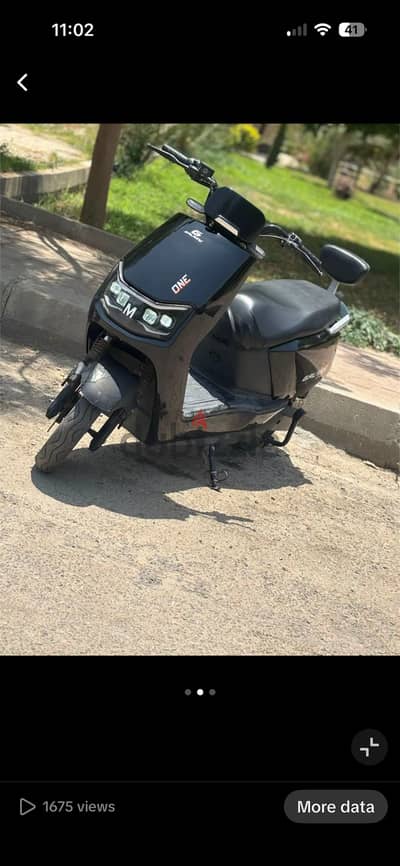 سكوتر جلاكسي وان تلات سرعات اقصى سرعه ٧٠
