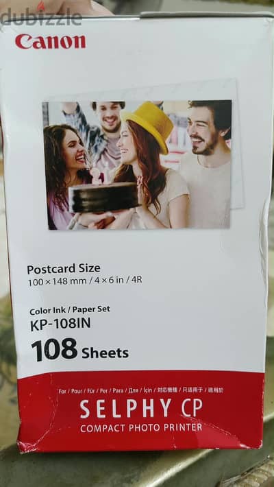 Canon Original KP-108IN Color Ink/Paper Set