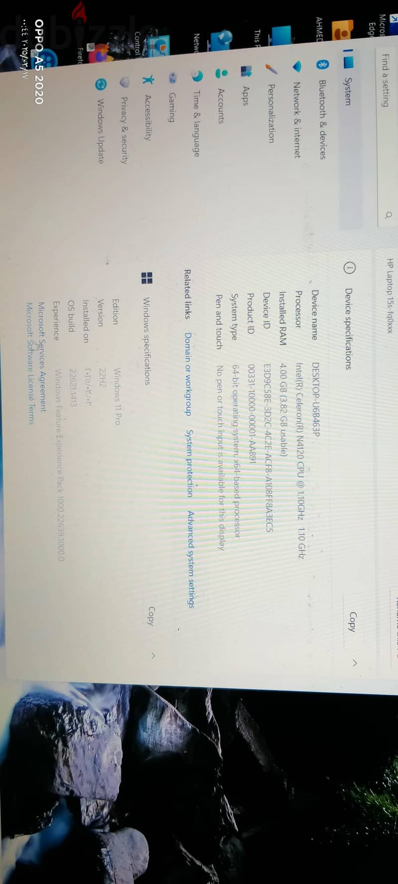 لاب توب  HP 6