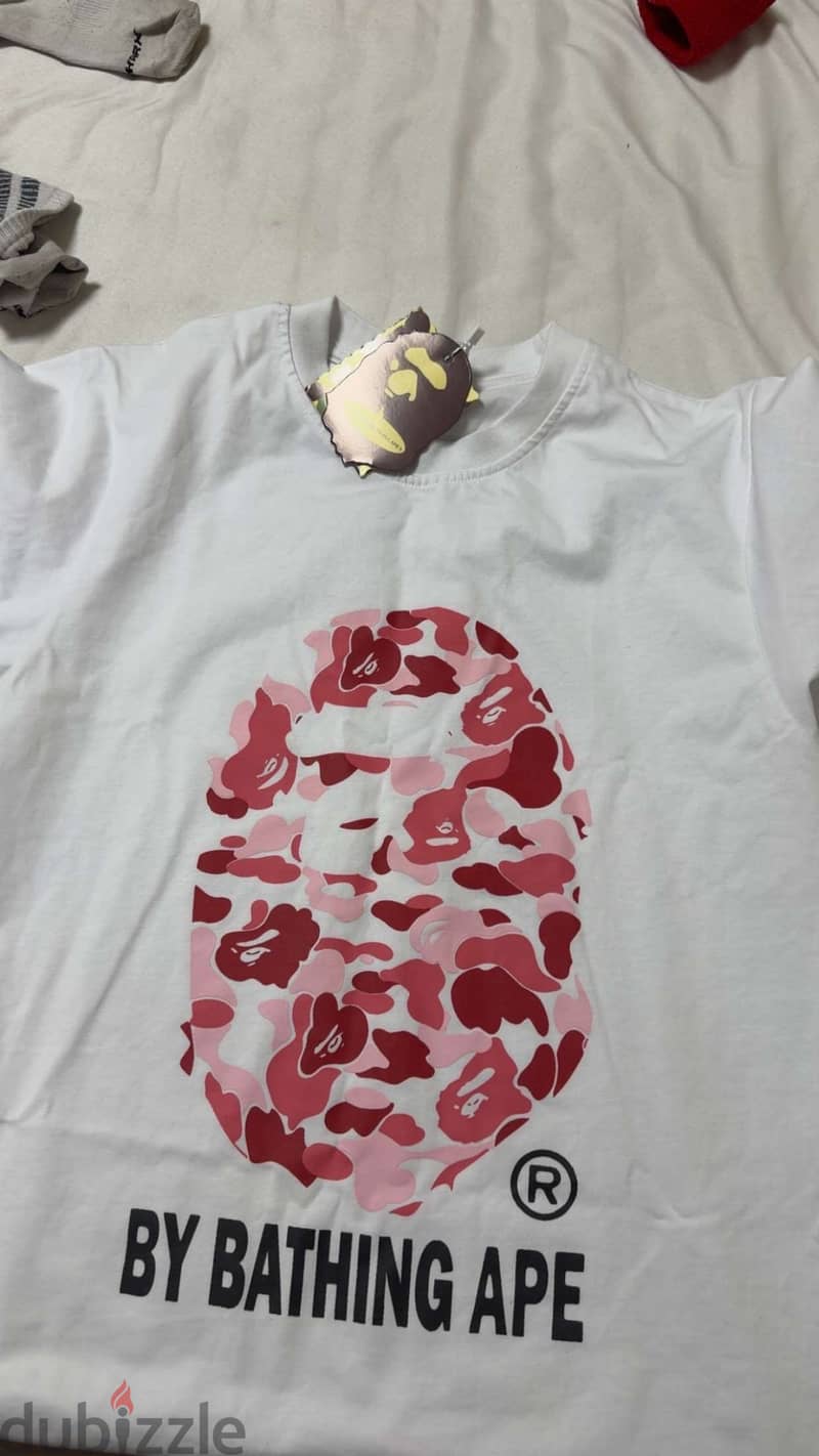 Blue / pink camo bape 1