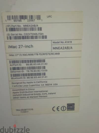 Imac 27-inch used very good condition