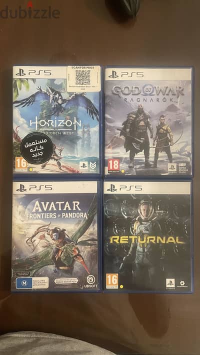 Ps5 games used like new