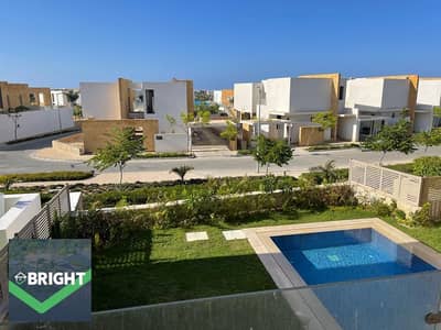 Exclusive Offer! light block chalet 305m - 3 bedrooms - semi finished - very prime location - under market price in seashell north coast
