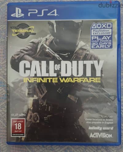 أسطوانتين call of duty infinite warfare  (بحاله ممتازه - متوفر نسختين)