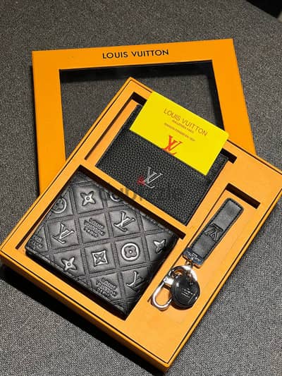 Men's Leather Accessories Gift Set Louis Vuitton