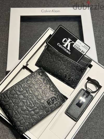 Men's Leather Accessories Gift Set Calvin Klein