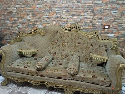 كنبه فوتيه  خشب زان