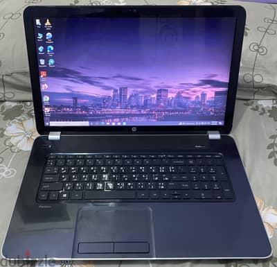 لاب توب hp amd الجيل الخامس بحاله ممتازه جدا