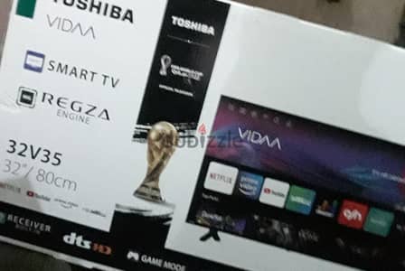 توشيبا ٣٢ سمارت ورسيفر داخلى متفتحتش وتامين وضمان ضد الكسر