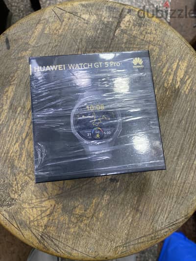 Huawei Watch GT 5 Pro 46M Sport Black جديدة متبرشمة بضمان الوكيل
