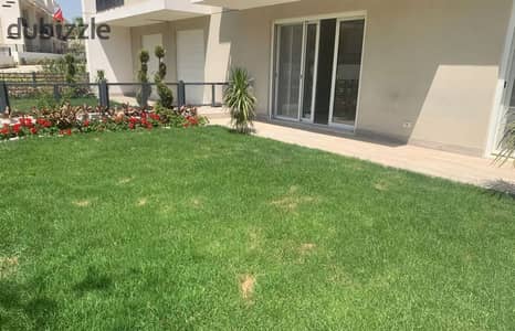 شقة كاملة التشطيب بالجاردن في بيراميدز هيلز اورا بجوار نيو جيزة