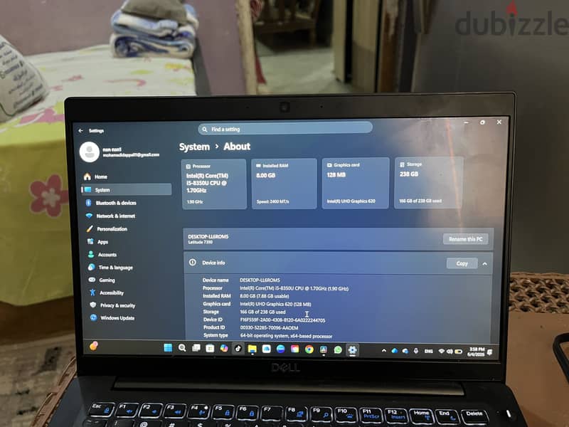 DELL LETTIUDE 7390 4