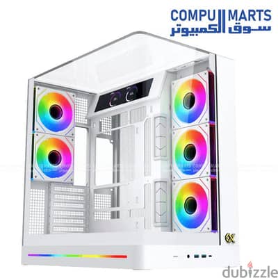 Xigmatek Pano II LCD Arctic computer case (without side glass)