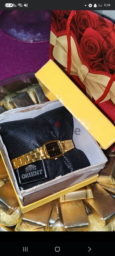 ساعة نسائية فاخرة ماركة اورينت orint